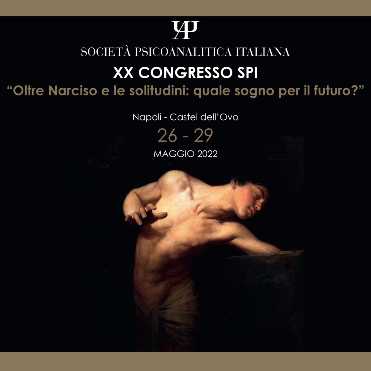 Course Image XX CONGRESSO NAZIONALE SPI. OLTRE NARCISO E LE SOLITUDINI: QUALE SOGNO PER IL FUTURO? - RES